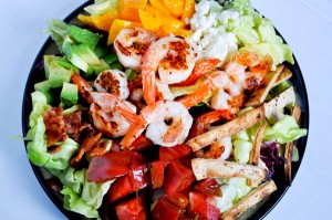 Grilled Shrimp & Avocado Salad